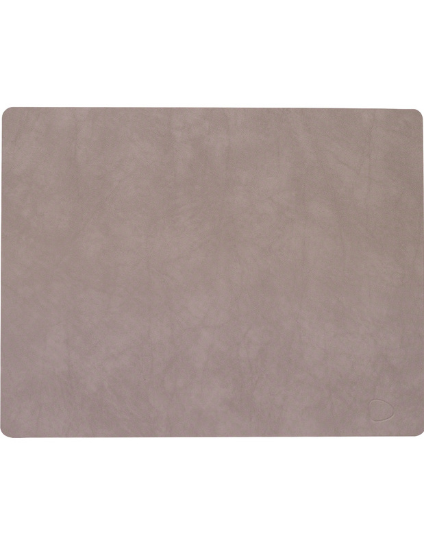 Сервировочная салфетка прямоугольная из кожи 35*45 см (пыльно-коричневая) LINDDNA, Nupo