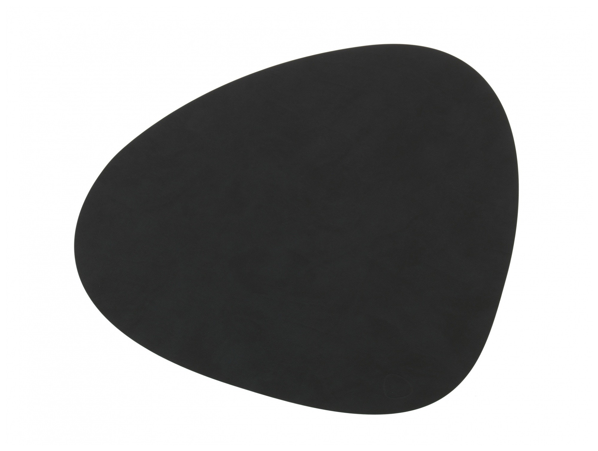 Сервировочная салфетка фигурная из кожи 37*44 см (черная) LINDDNA, Nupo