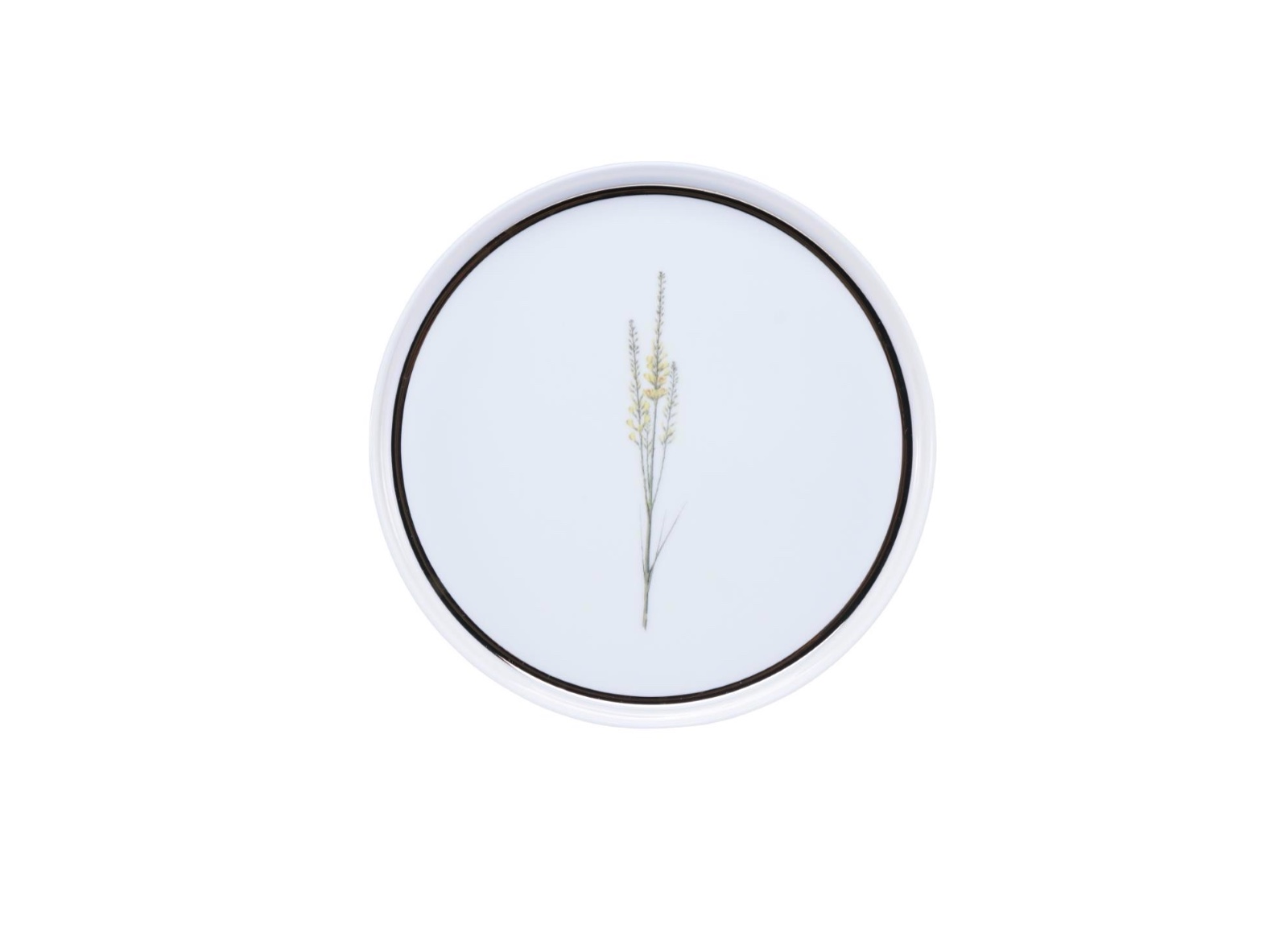 Тарелка средняя 21 см, PORLAND, Botanical, цветок № 2