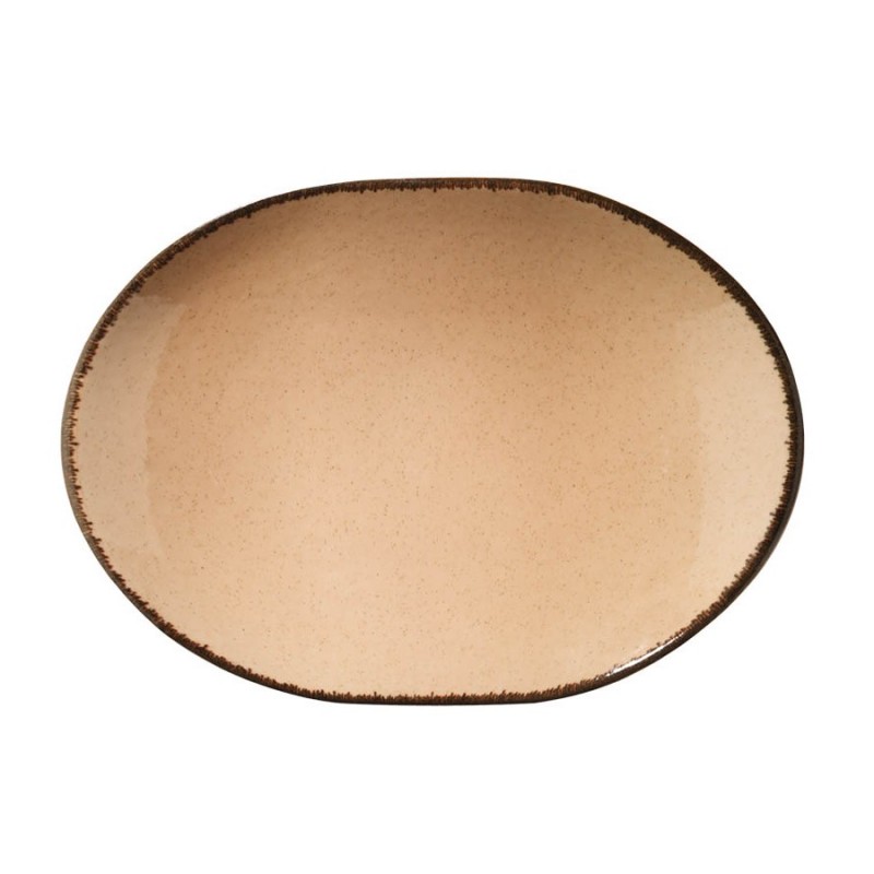 Блюдо овальное 32 см, KUTAHYA, PEARL Orange