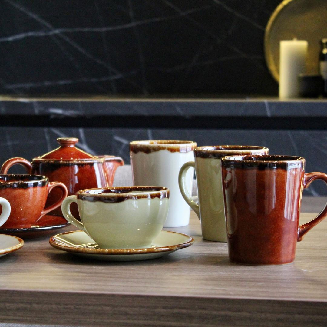 Кружка 340 мл, цвет - лён, AUTUMN, CONTINENTAL