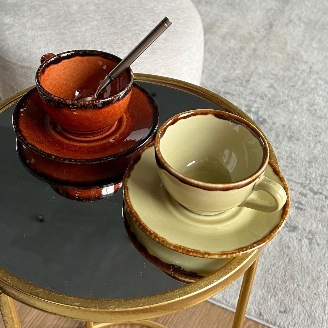 Чашка 280 мл, цвет - коричневый, AUTUMN, CONTINENTAL