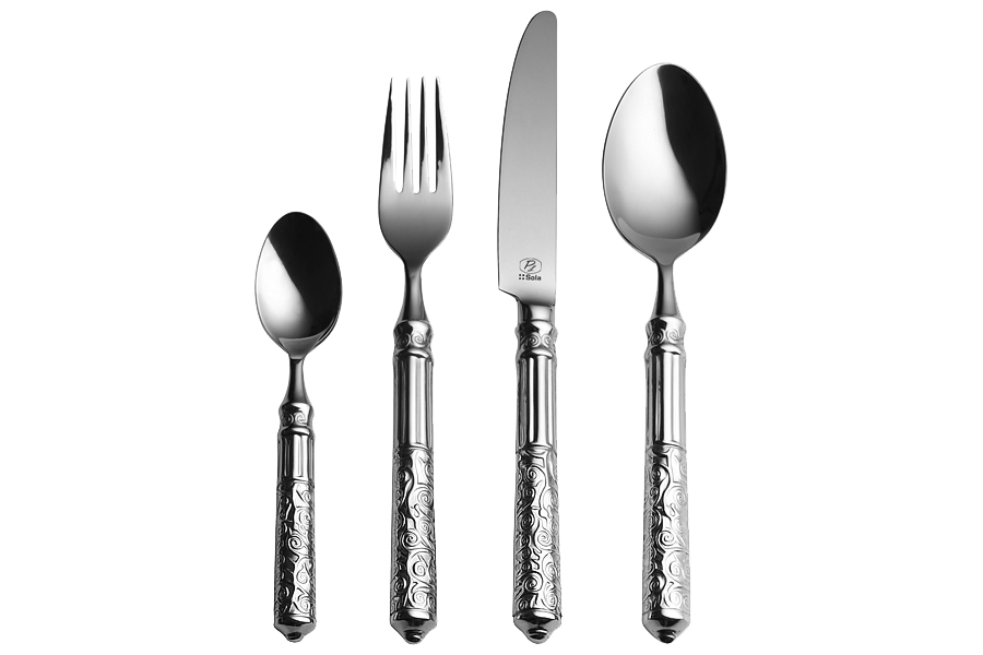 Набор столовых приборов 4 предмета, серия Santa Monica, SOLA (Швейцария)