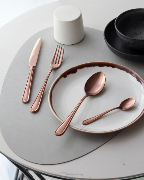 Набор столовых приборов 4 предмета, серия Anatolia Retro Copper, NARIN (Турция)