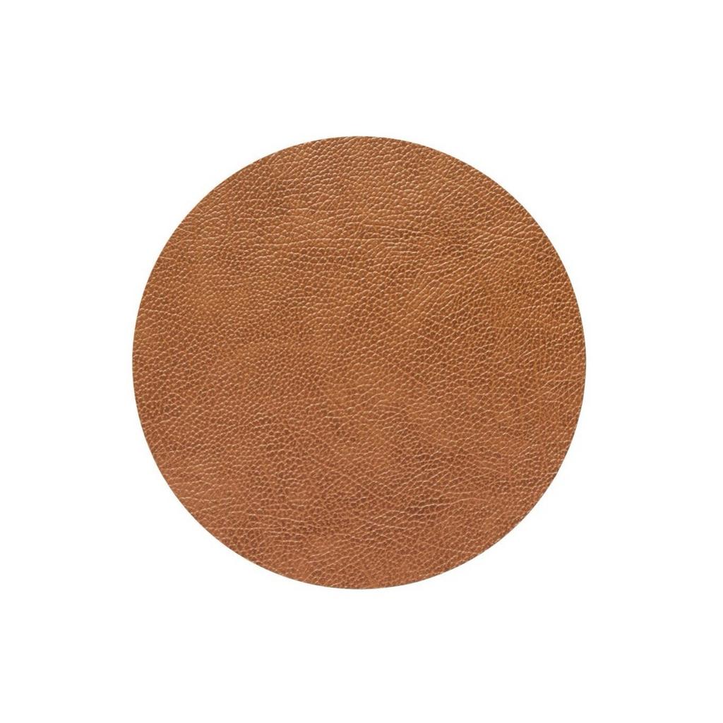 Набор из 2-х сервировочных салфеток из кожи 30 см (коричневая) LINDDNA, Hippo