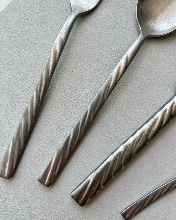 Набор столовых приборов 4 предмета, серия Vega Retro, NARIN (Турция)