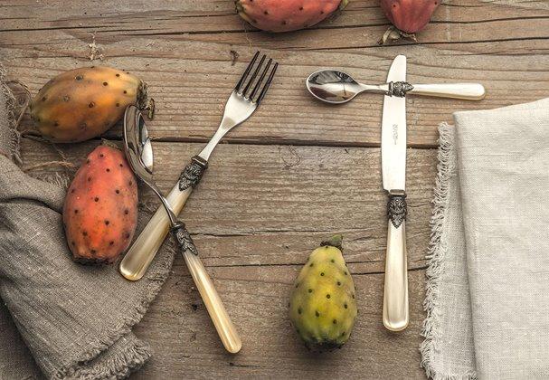 Набор столовых приборов 4 предмета, серия Napoleon, Eme (Италия)