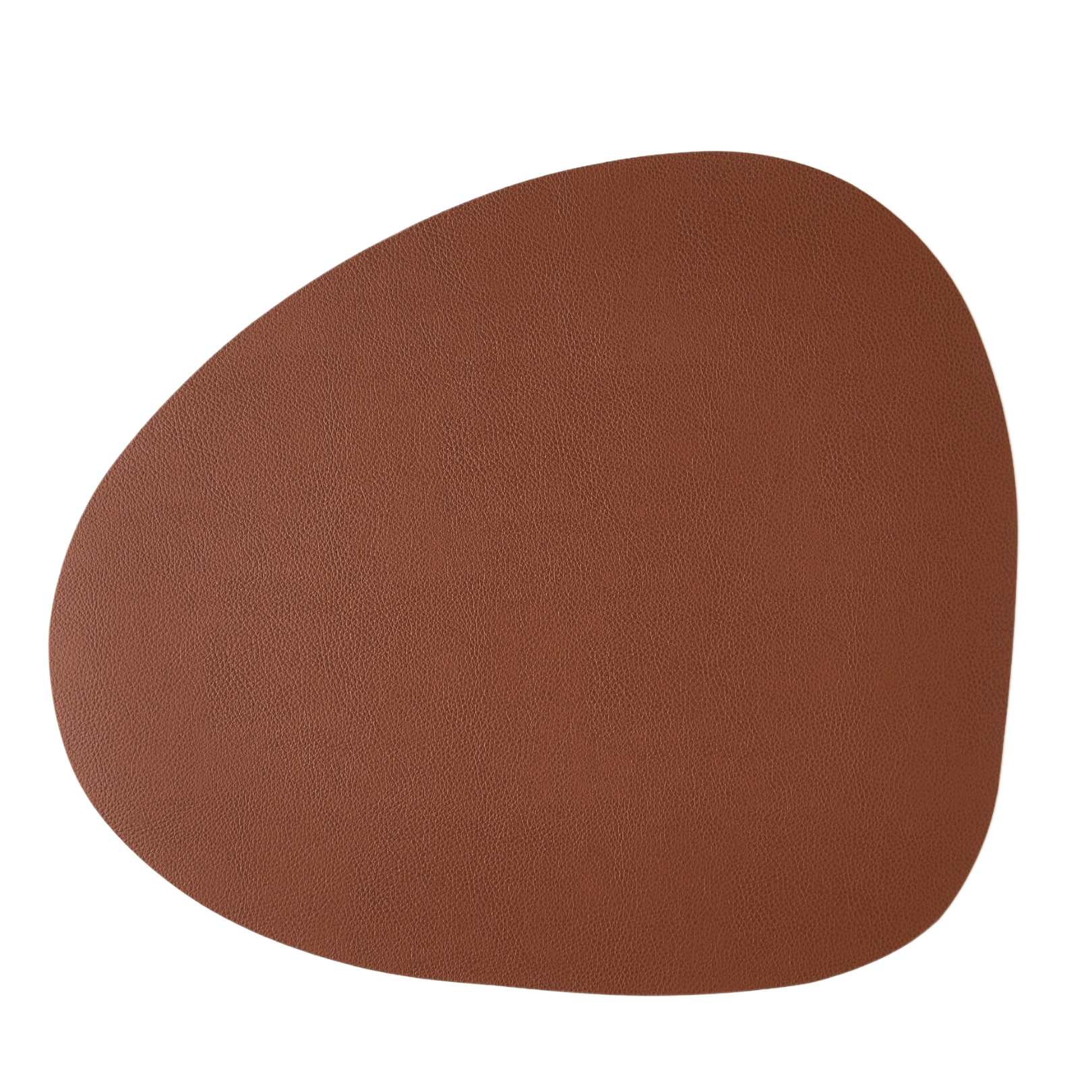 Сервировочная салфетка фигурная из кожи 40*46 см (коньячный) SKINNATUR