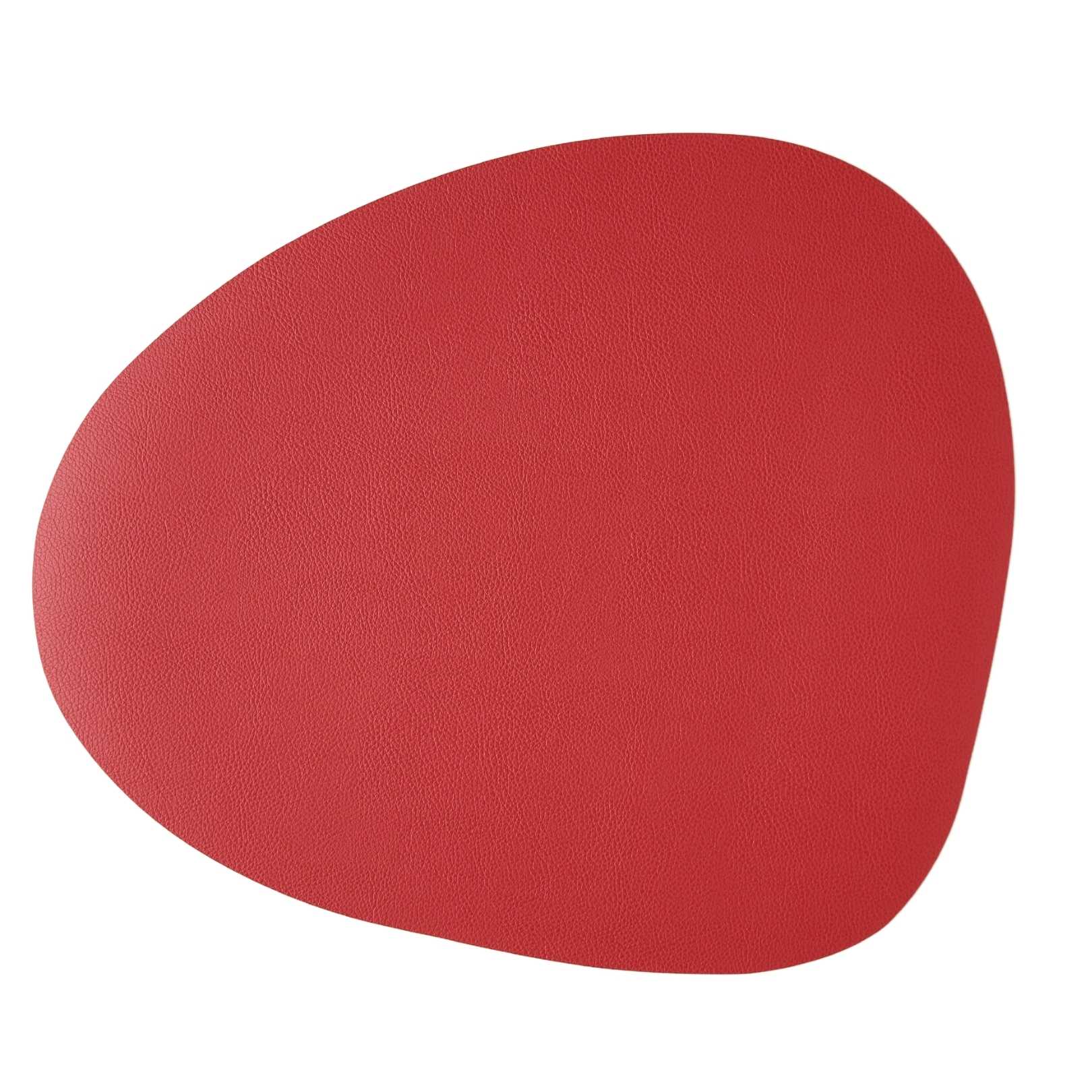 Сервировочная салфетка фигурная из кожи 40*46 см (красный сальса) SKINNATUR