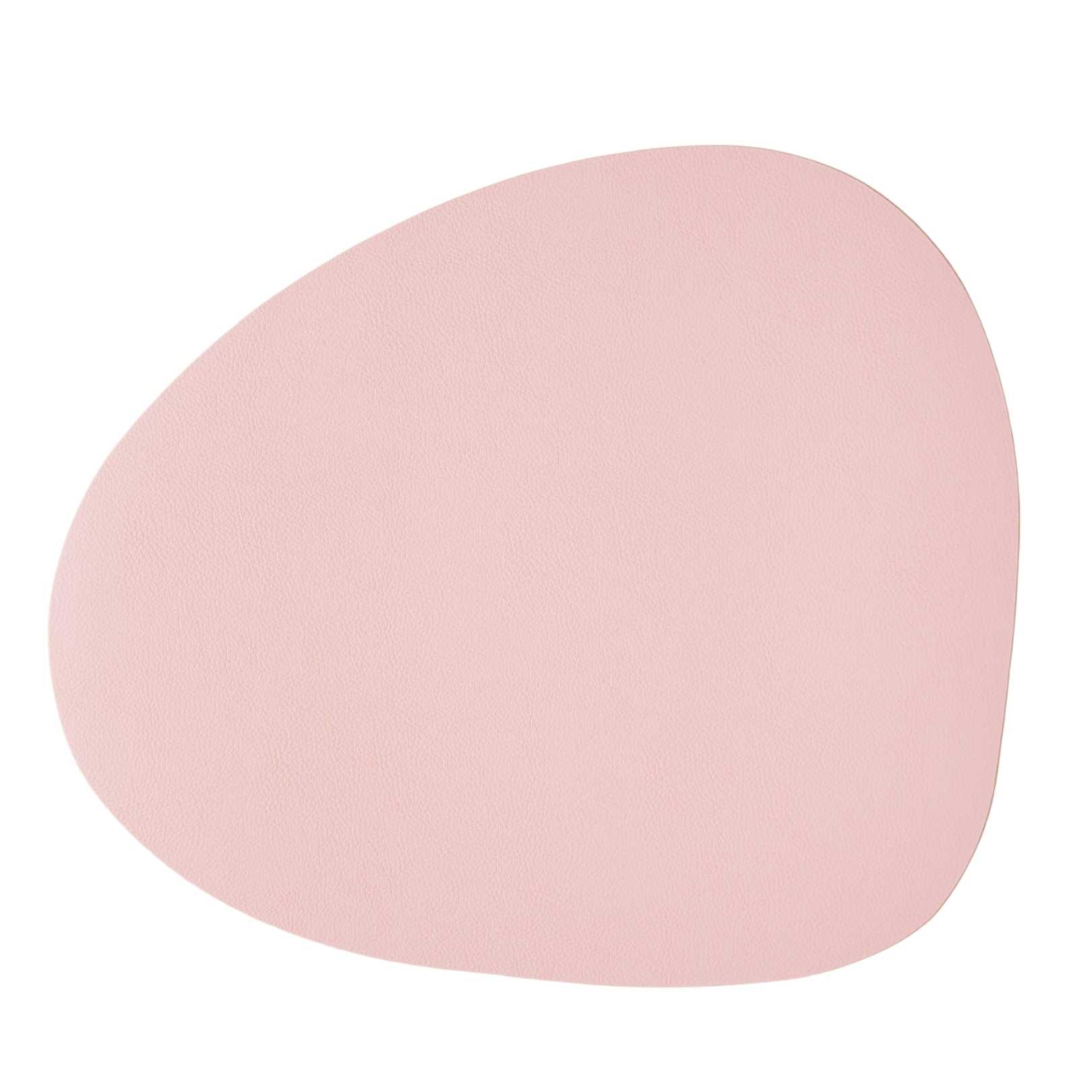 Сервировочная салфетка фигурная из кожи 40*46 см (розовый) SKINNATUR