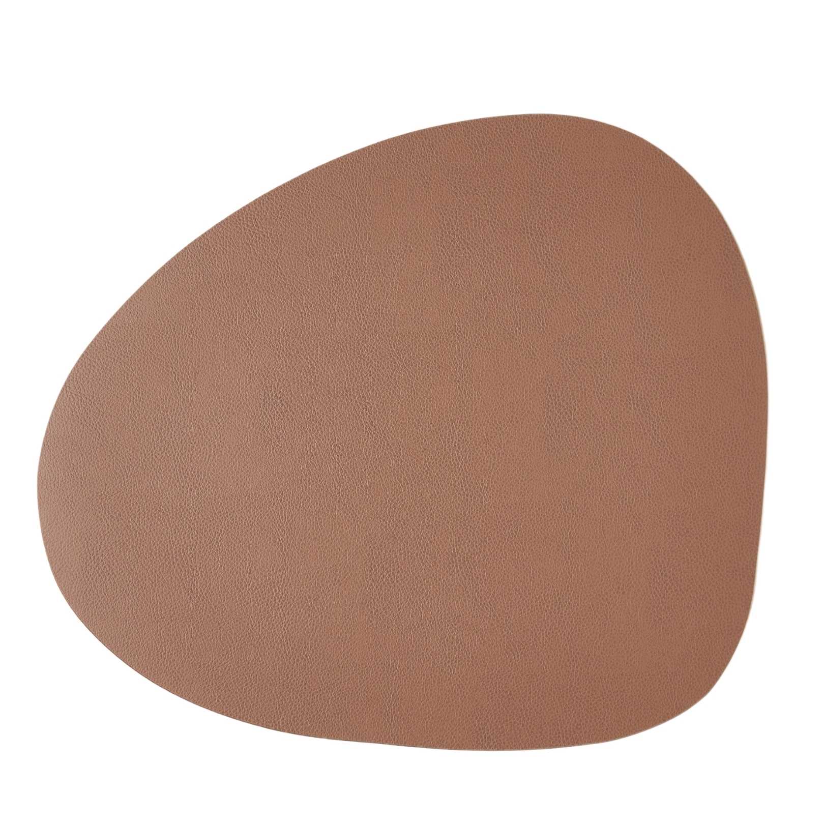 Сервировочная салфетка фигурная из кожи 40*46 см (коричневый) SKINNATUR