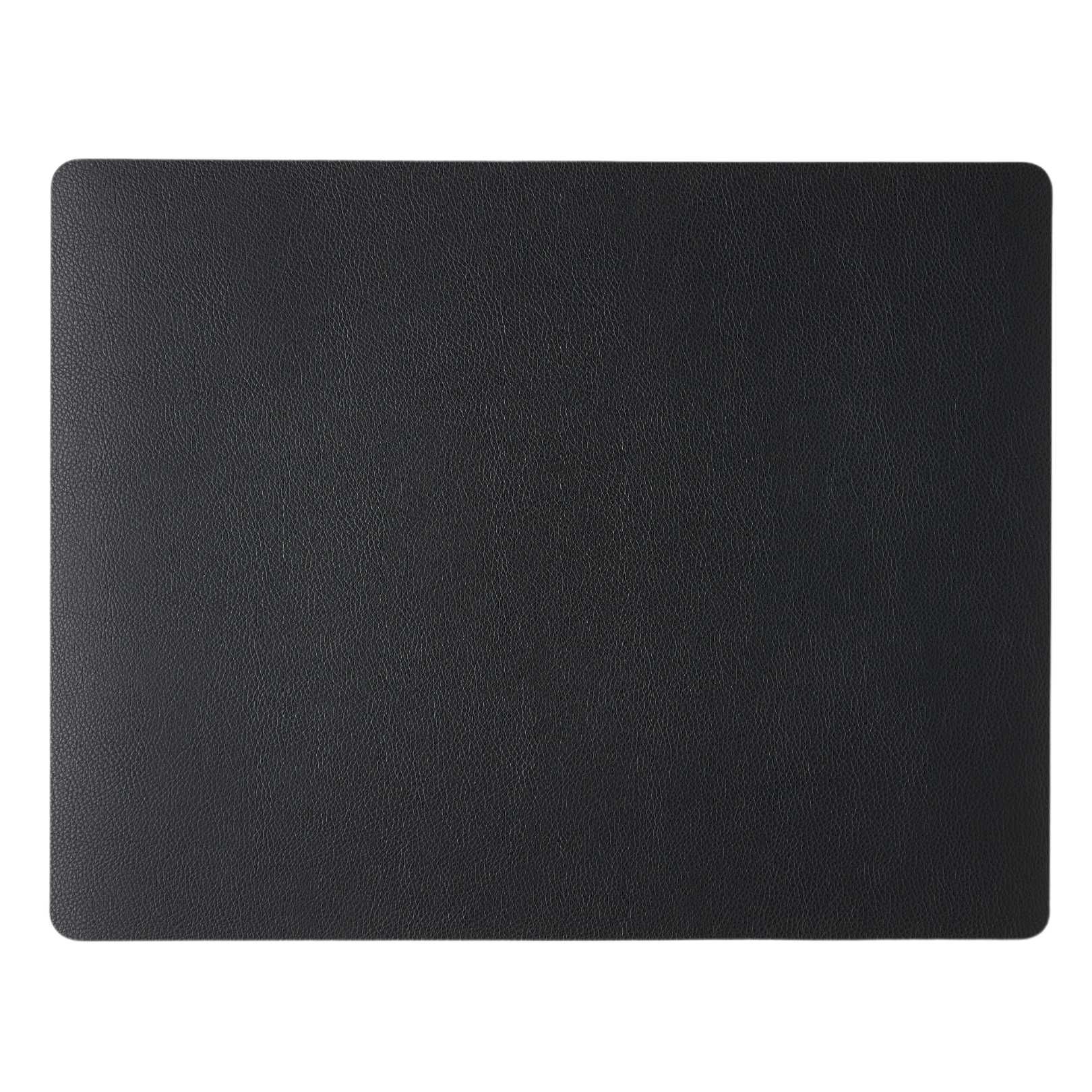 Сервировочная салфетка прямоугольная из кожи 45х35 см (черный) SKINNATUR