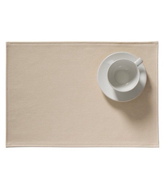 Сервировочная салфетка из экокожи 45х30 см (кремовый) MONACO