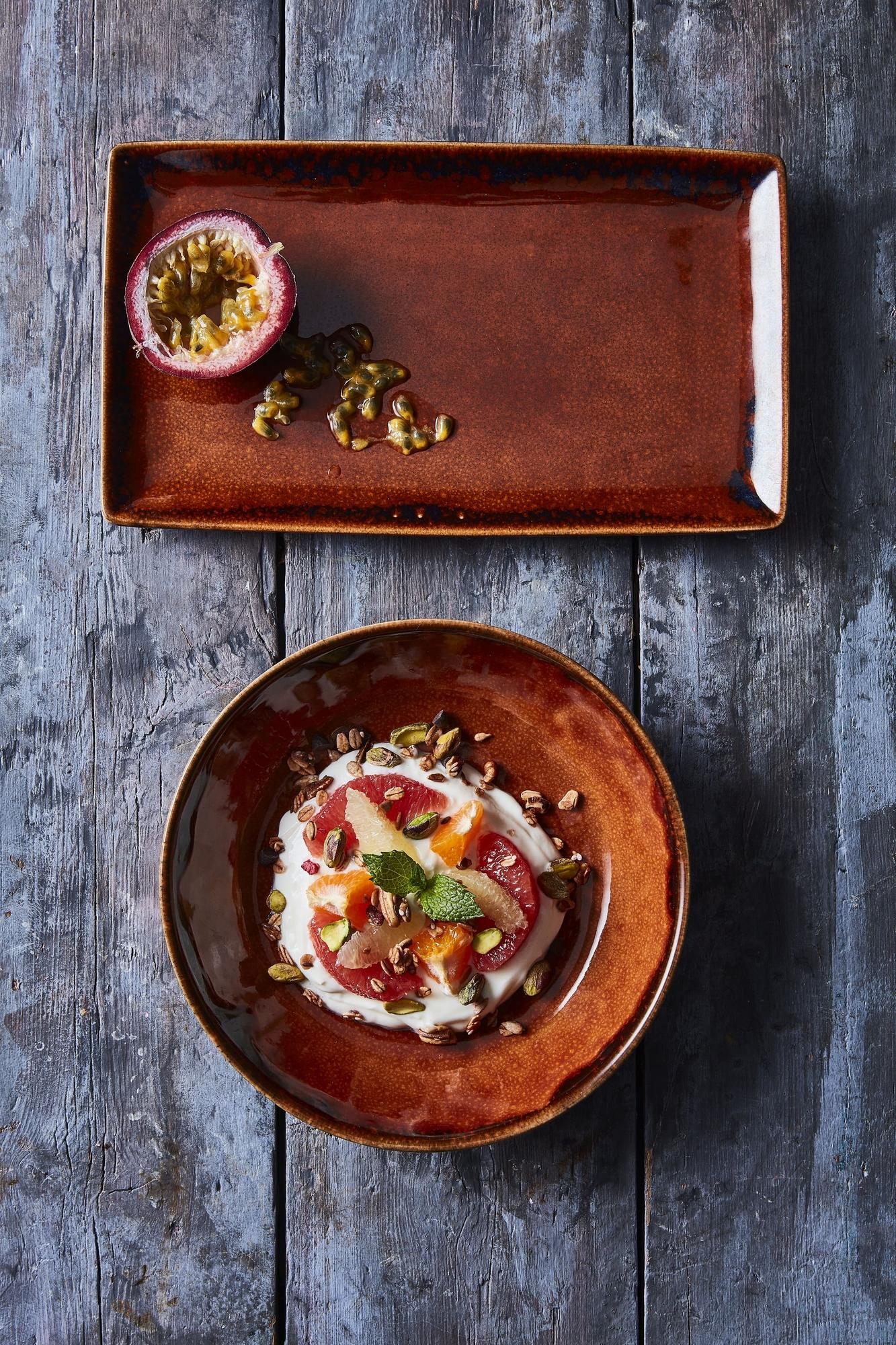 Блюдо прямоугольное 28,5х16 см, цвет - коричневый, AUTUMN, CONTINENTAL