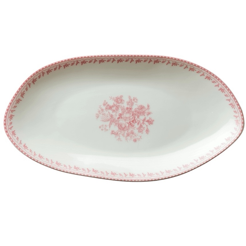 Блюдо овальное 25х13 см, LUZERNE, Lancaster Garden розовый