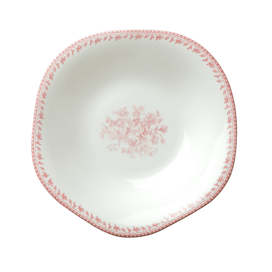 Салатник/суповая тарелка 21 см (450 мл), LUZERNE, Lancaster Garden розовый