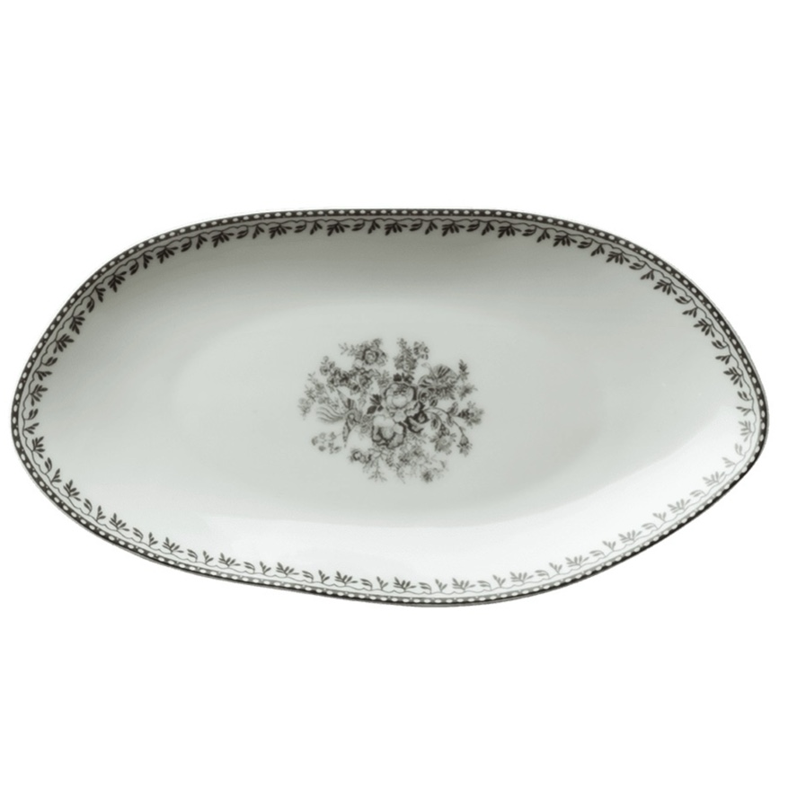 Блюдо овальное 25х13 см, LUZERNE, Lancaster Garden серый