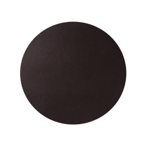 Сервировочная салфетка круглая из кожи 38 см (кофейный) SKINNATUR