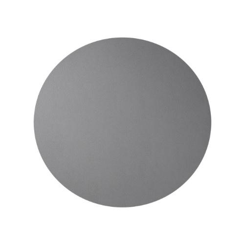 Сервировочная салфетка круглая из кожи 38 см (серый) SKINNATUR