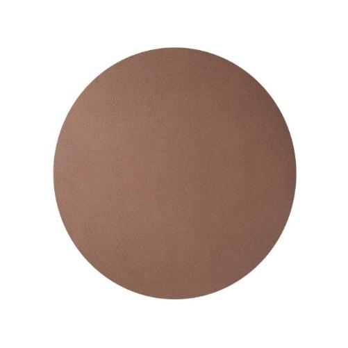 Сервировочная салфетка круглая из кожи 38 см (табачный) SKINNATUR