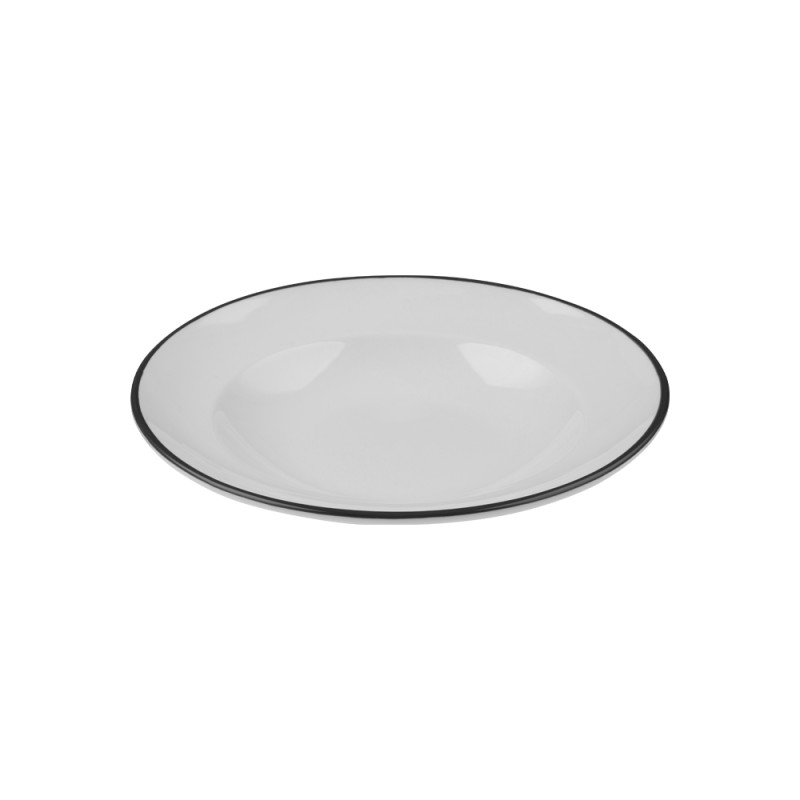 Тарелка глубокая 25 см (420 мл), ID FINE, MODEST черный