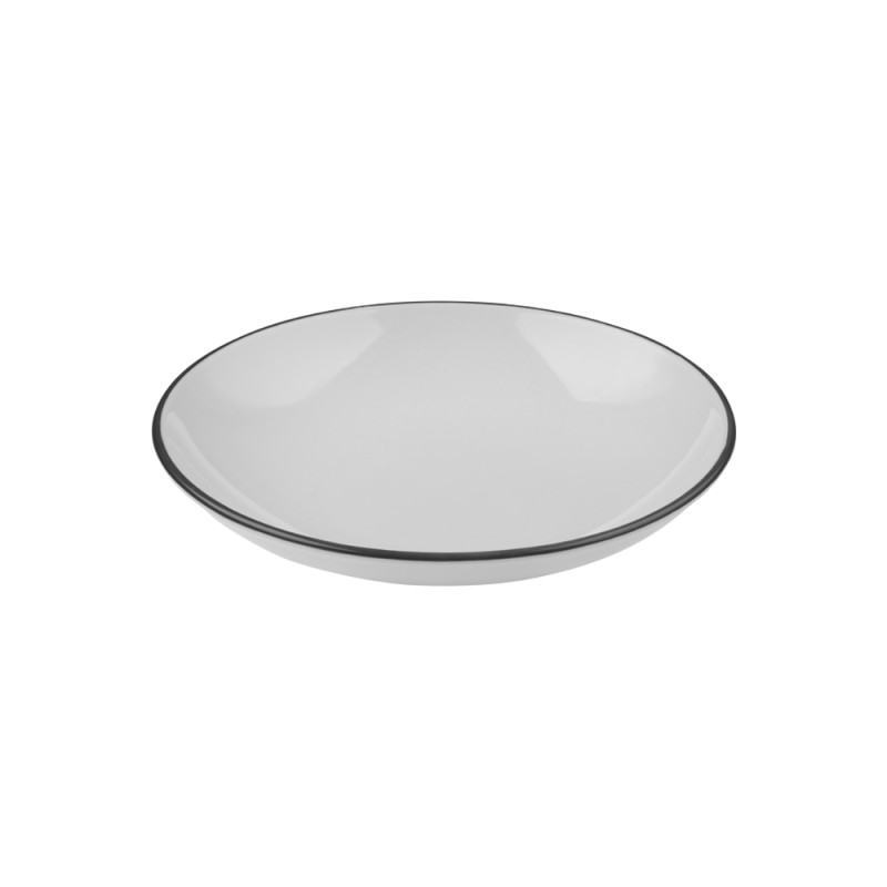 Тарелка полуглубокая 25 см (1140 мл), ID FINE, MODEST черный