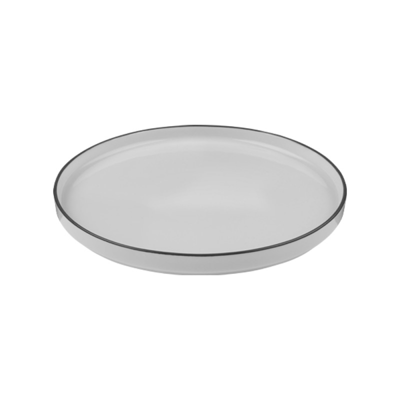 Тарелка с вертикальным бортом 28 см, ID FINE, MODEST черный