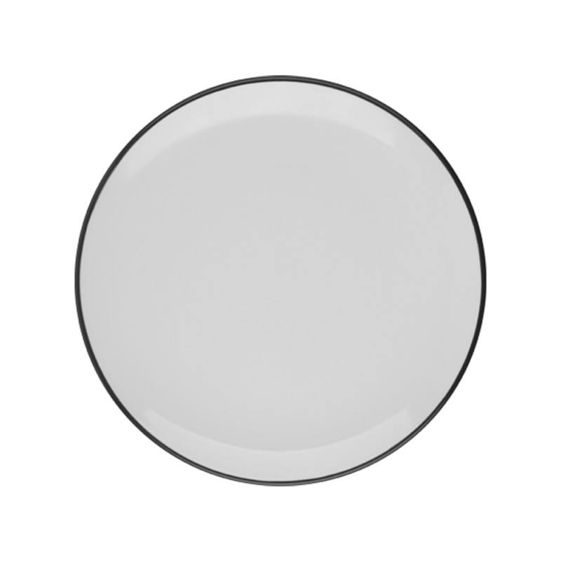 Тарелка плоская 27 см, ID FINE, MODEST черный