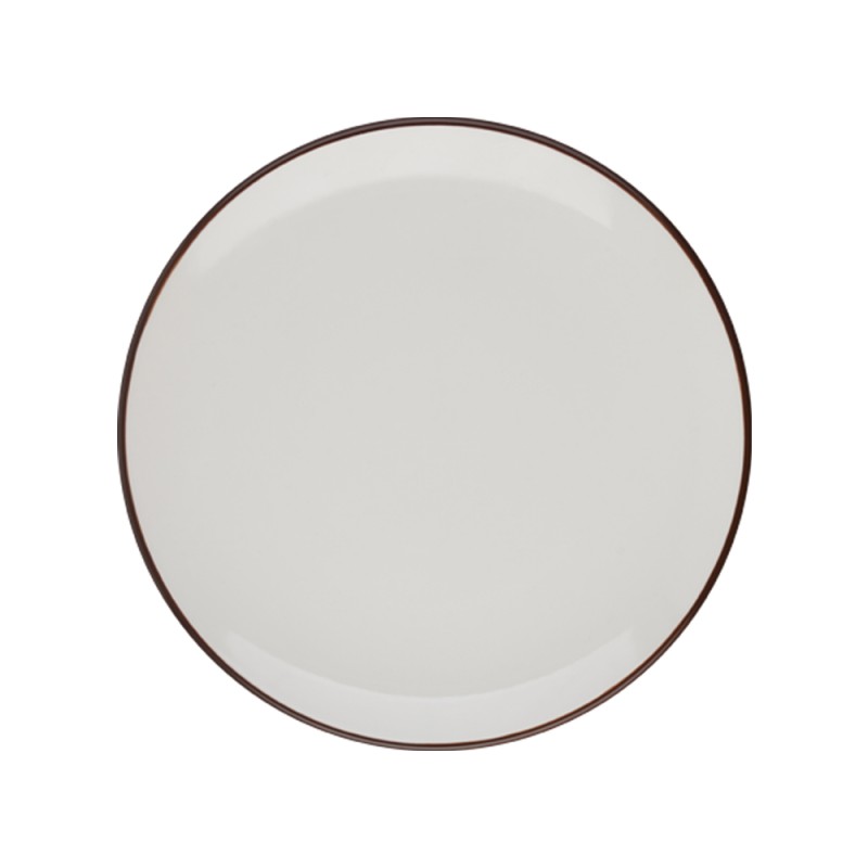 Тарелка плоская 27 см, ID FINE, MODEST коричневый