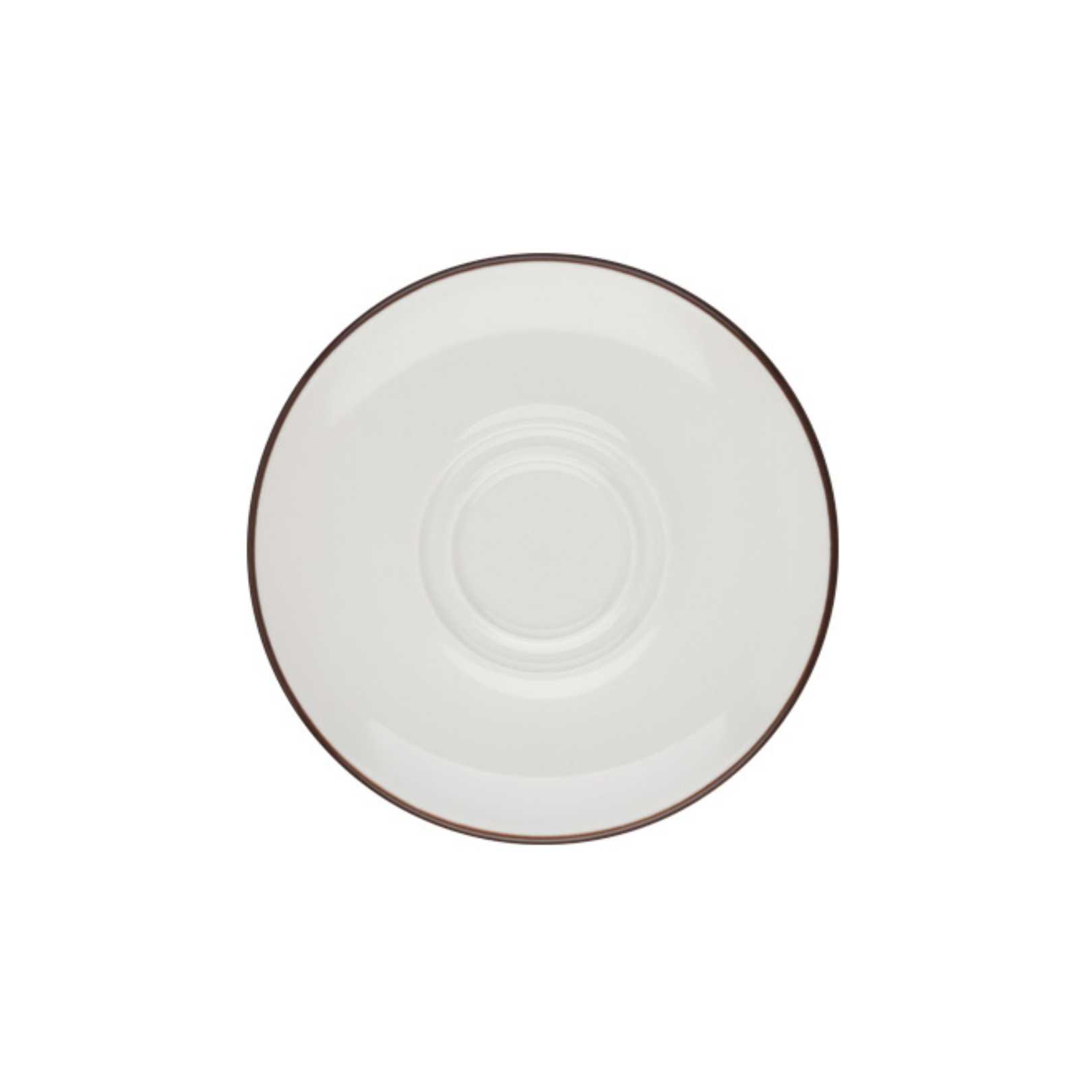 Блюдце 16 см для чашек 270, 340 мл и кружки 300 мл, ID FINE, MODEST коричневый