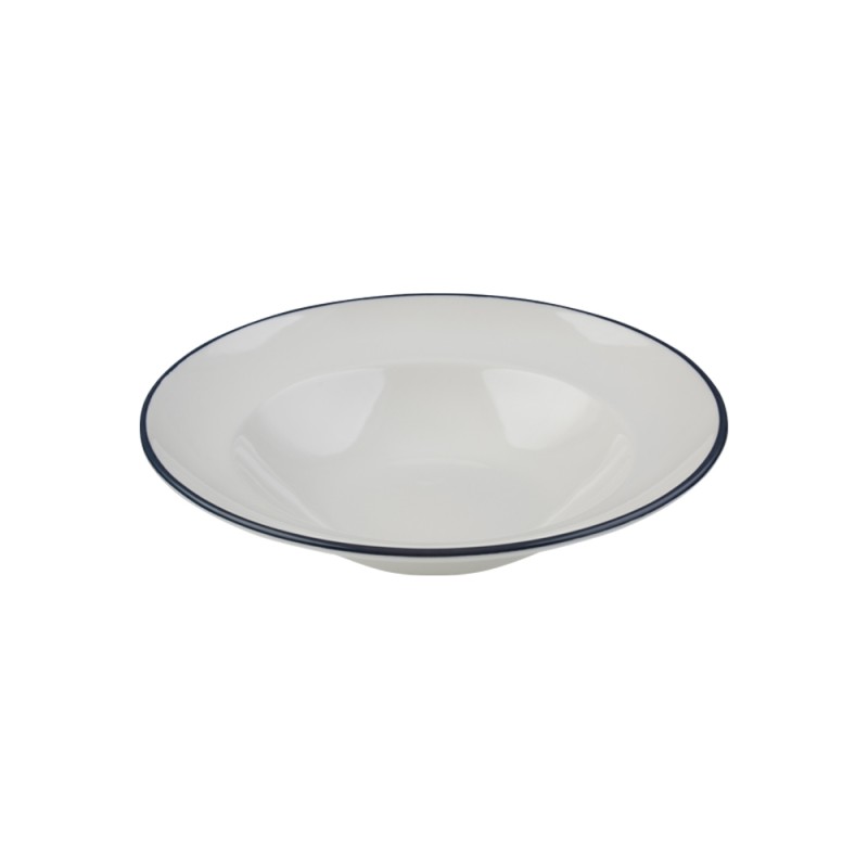 Тарелка глубокая 25 см (420 мл), ID FINE, MODEST, синий