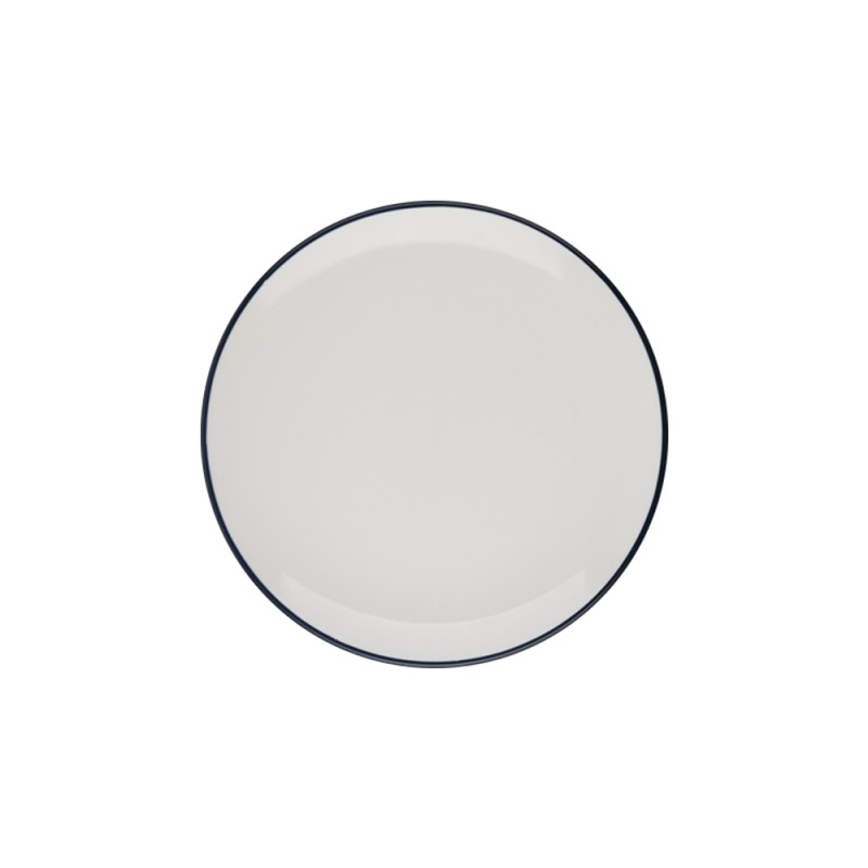 Тарелка плоская 21 см, ID FINE, MODEST синий