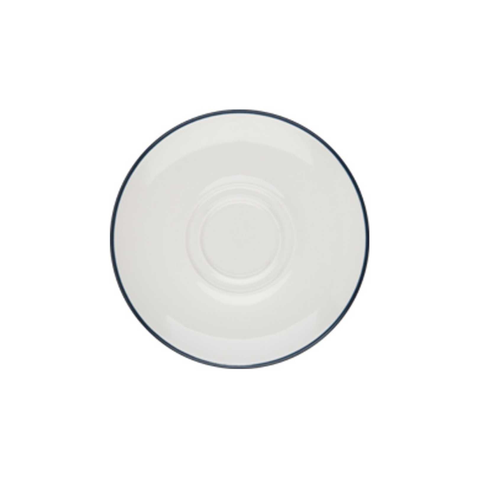 Блюдце 16 см для чашек 270, 340 мл и кружки 300 мл, ID FINE, MODEST синий