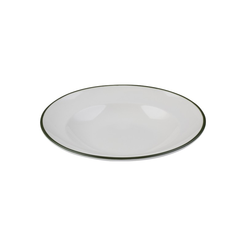 Тарелка глубокая 25 см (420 мл), ID FINE, MODEST, зеленый