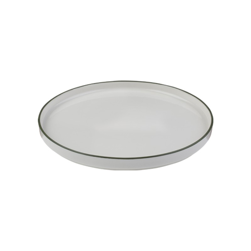 Тарелка с вертикальным бортом 25,5 см, ID FINE, MODEST зеленый