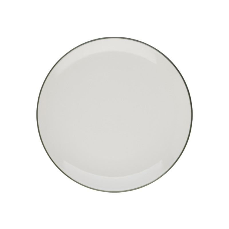 Тарелка плоская 25 см, ID FINE, MODEST зеленый