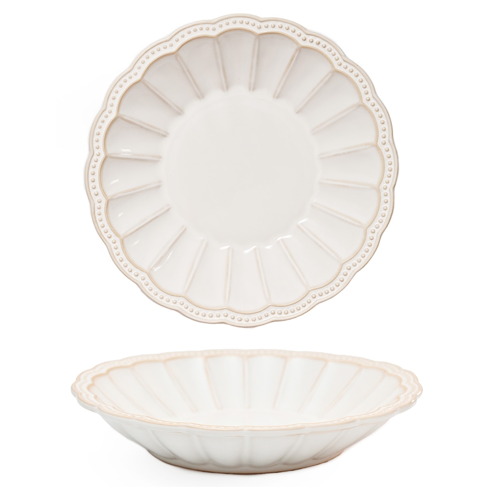 Тарелка глубокая 22 см (450 мл), TBL, Lace