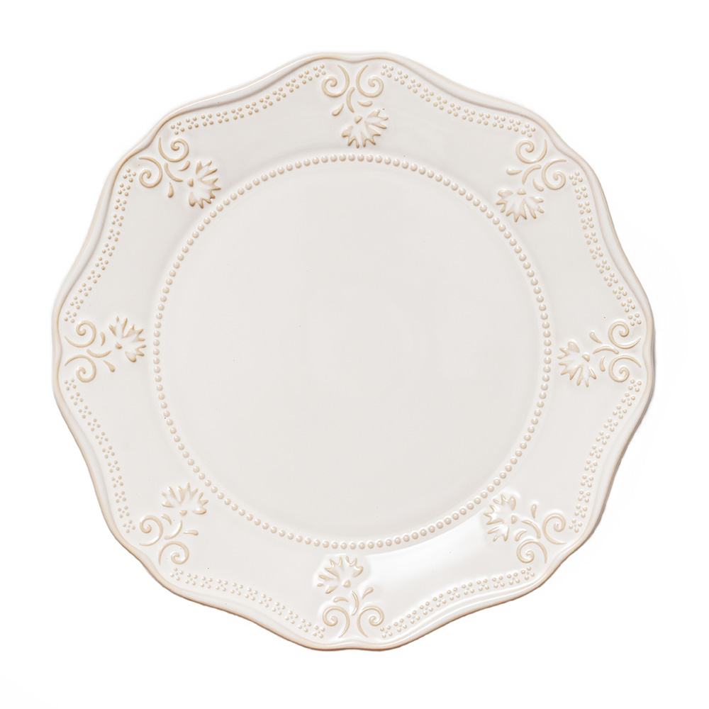 Тарелка плоская 26,7 см, TBL, Lace