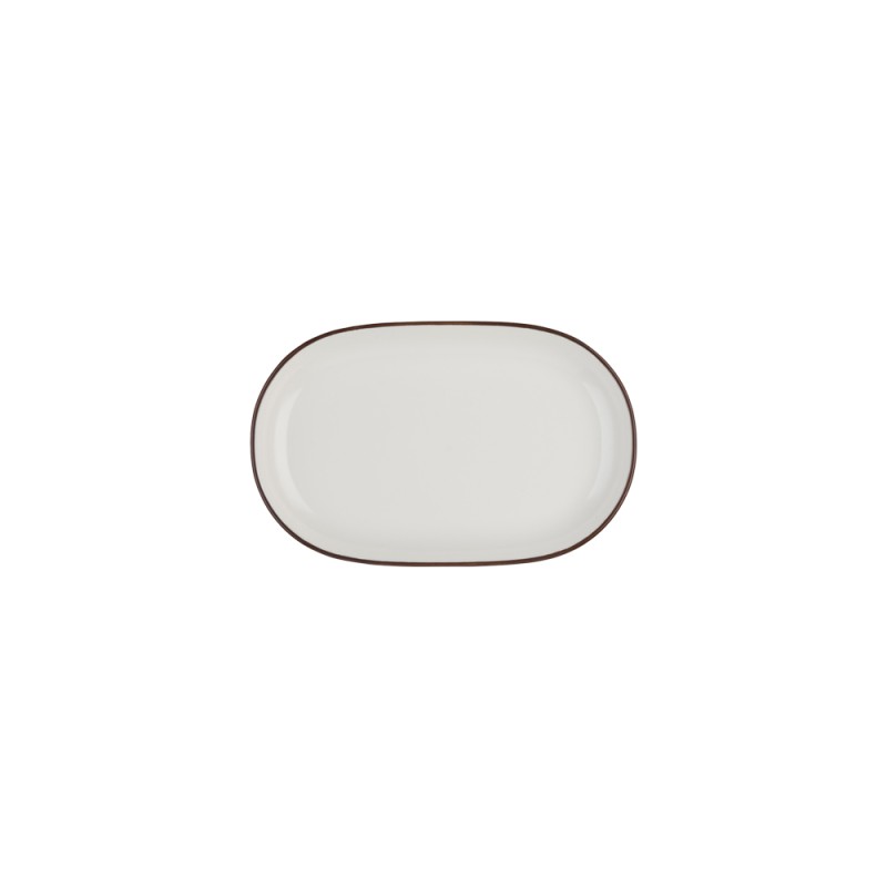 Блюдо овальное 18 см, ID FINE, MODEST коричневый
