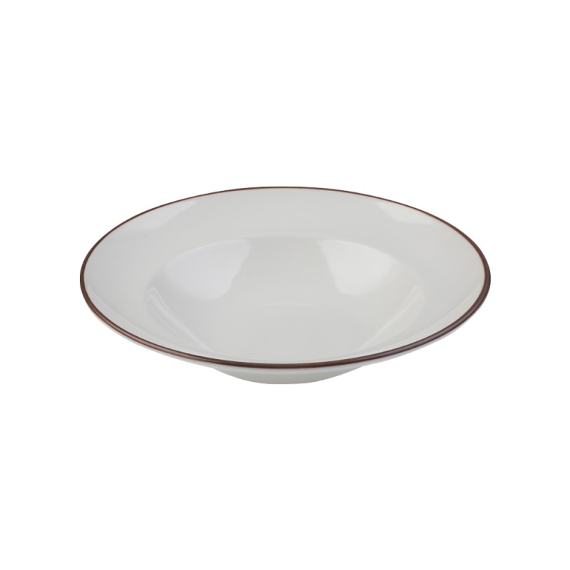 Тарелка глубокая 28 см (560 мл), ID FINE, MODEST, коричневый