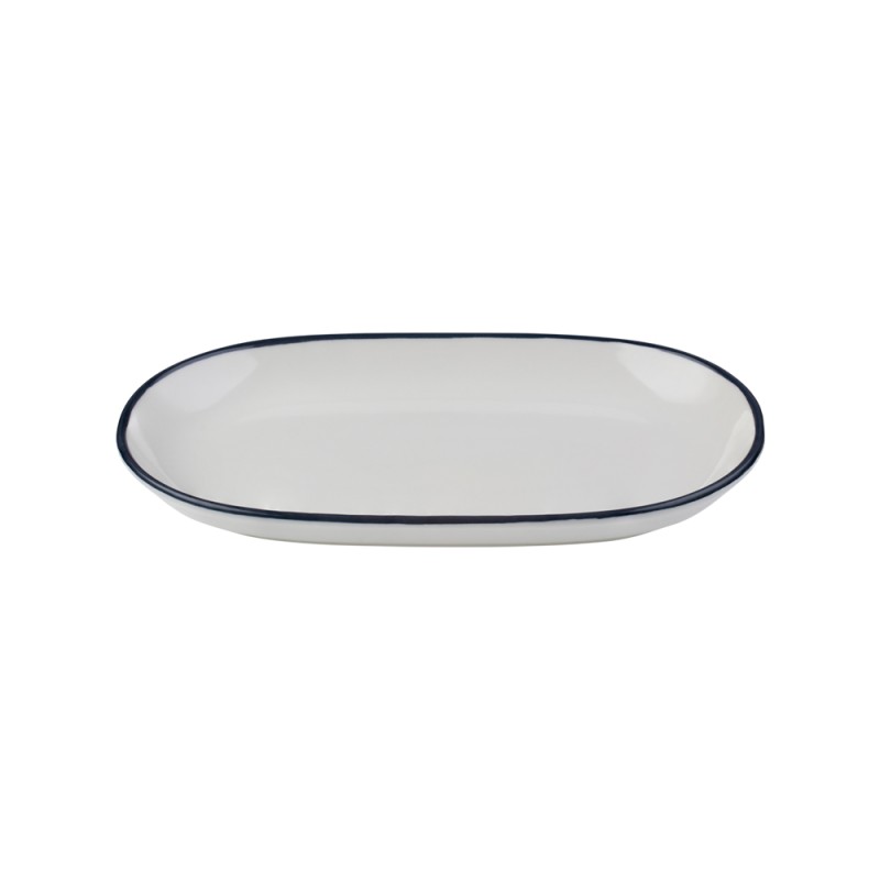 Блюдо овальное 33 см, ID FINE, MODEST синий