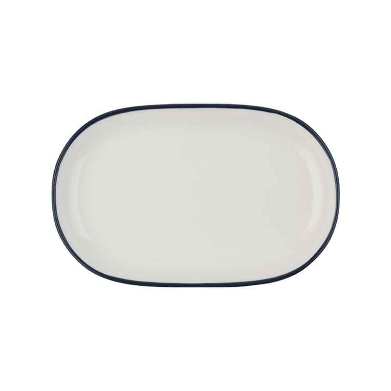 Блюдо овальное 33 см, ID FINE, MODEST синий