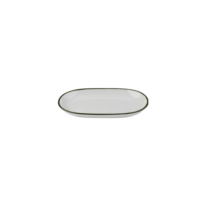 Блюдо овальное 18 см, ID FINE, MODEST зеленый