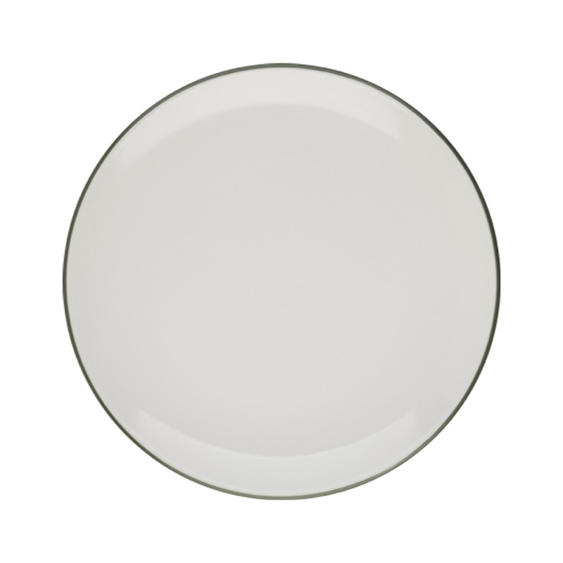 Тарелка плоская 30 см, ID FINE, MODEST зеленый