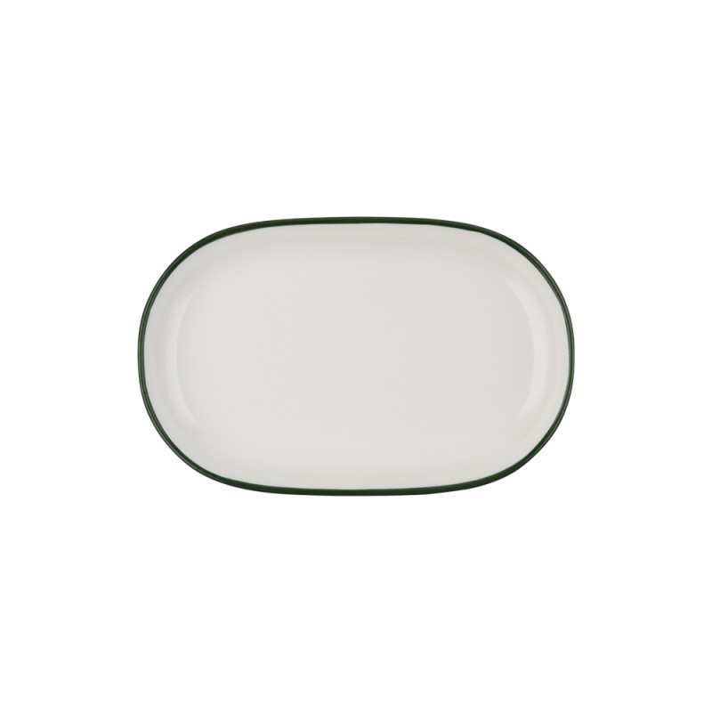 Блюдо овальное 28 см, ID FINE, MODEST зеленый