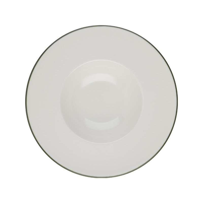 Тарелка глубокая 29 см (460 мл), ID FINE, MODEST, зеленый