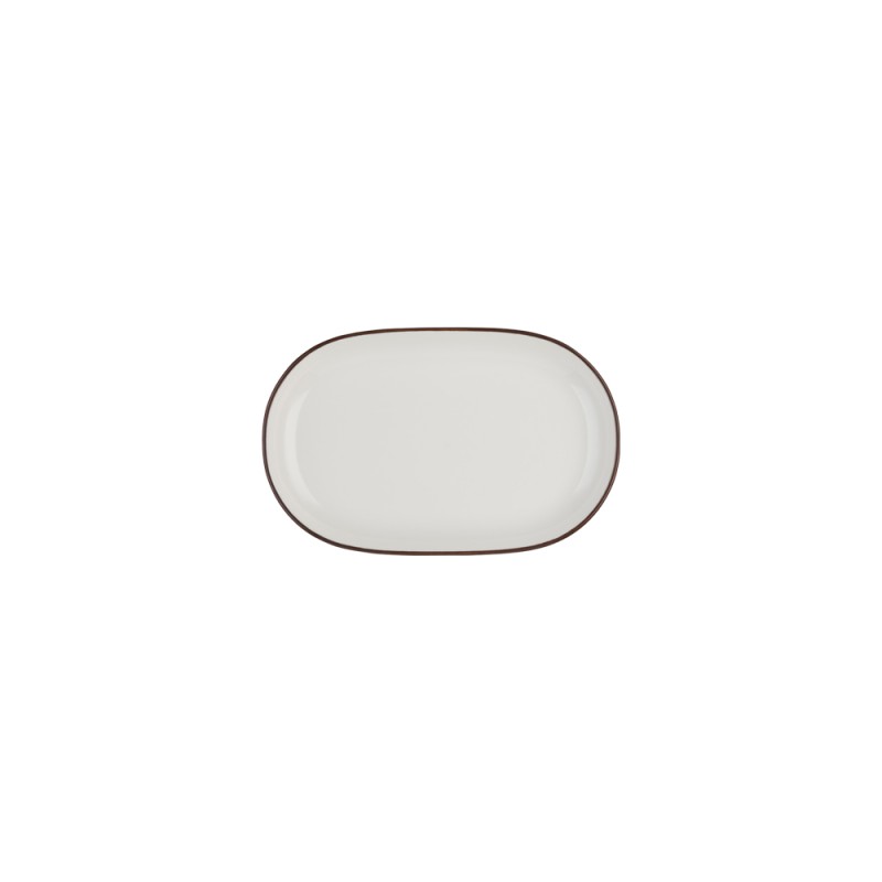 Блюдо овальное 14 см, ID FINE, MODEST коричневый