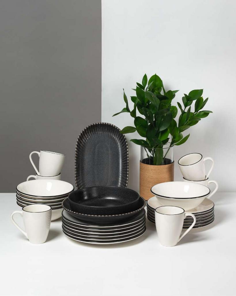 Сервиз ID FINE, микс Modest и Reckless на 6 персон/27 предметов, Турция