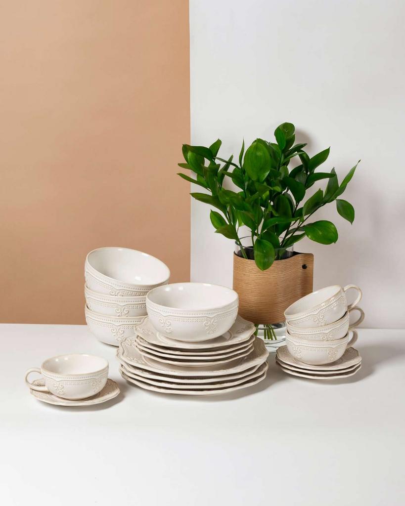 Сервиз TBL, серия Lace на 4 персоны/20 предметов