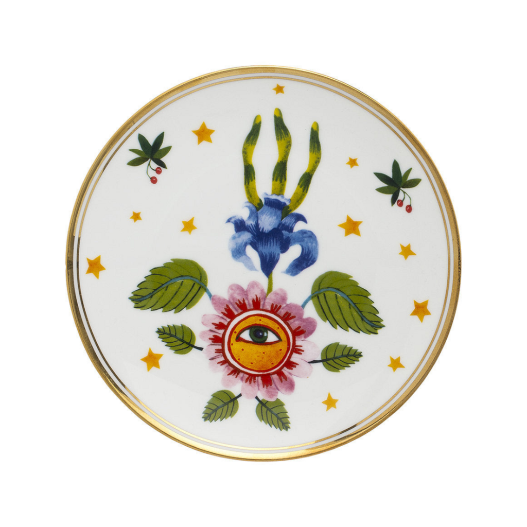 Тарелка плоская 17 см Floreal, BITOSSI HOME, Fabula / Funky Table